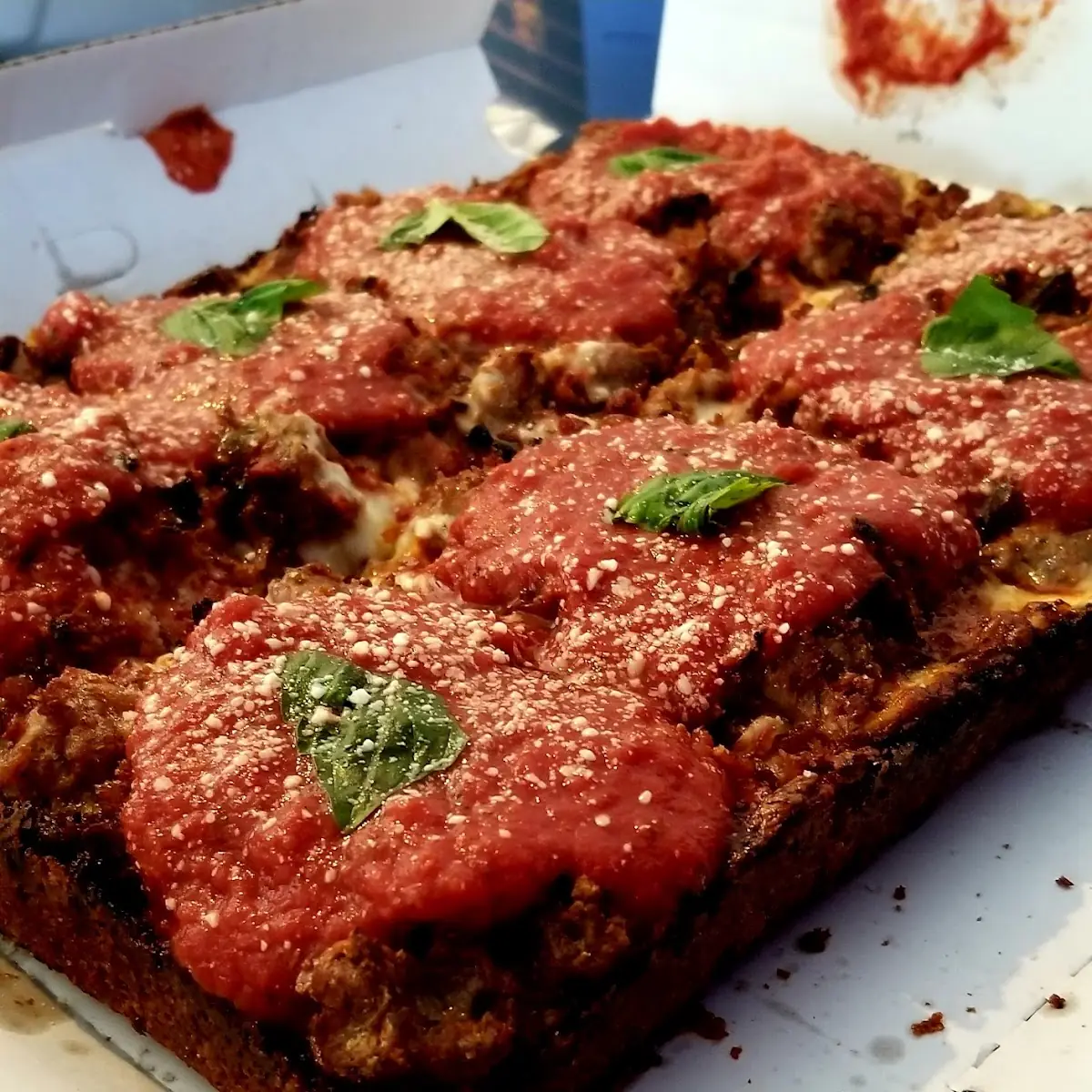 Detroit Style Pizza