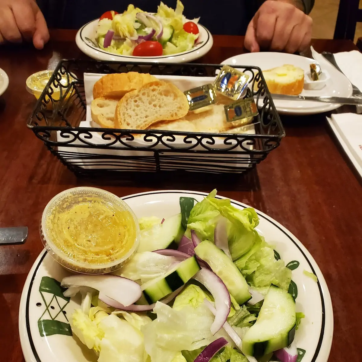 Salad with Ceasar Dressing