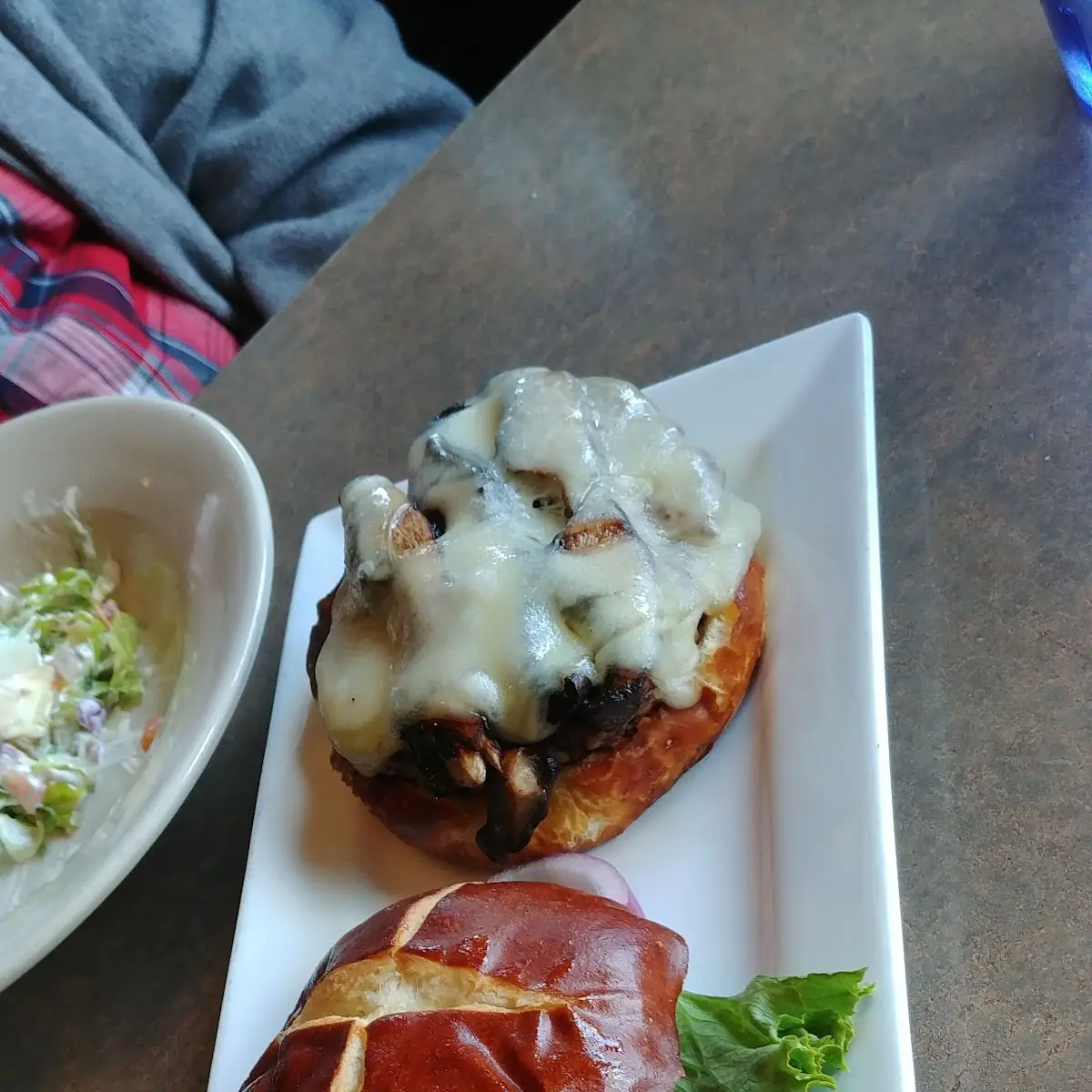 Mushroom Swiss Burger