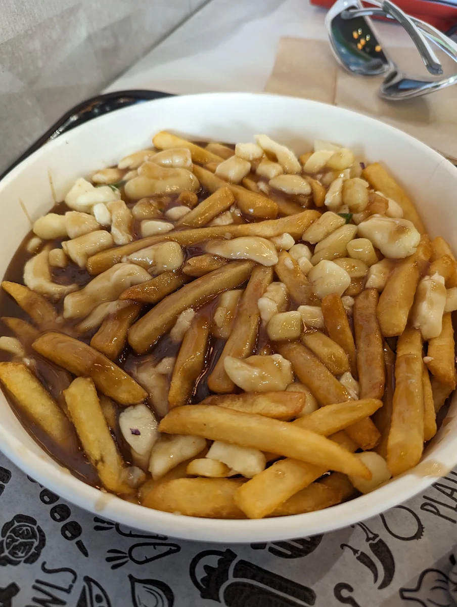 Classic Poutine, Tahini's Shawarma