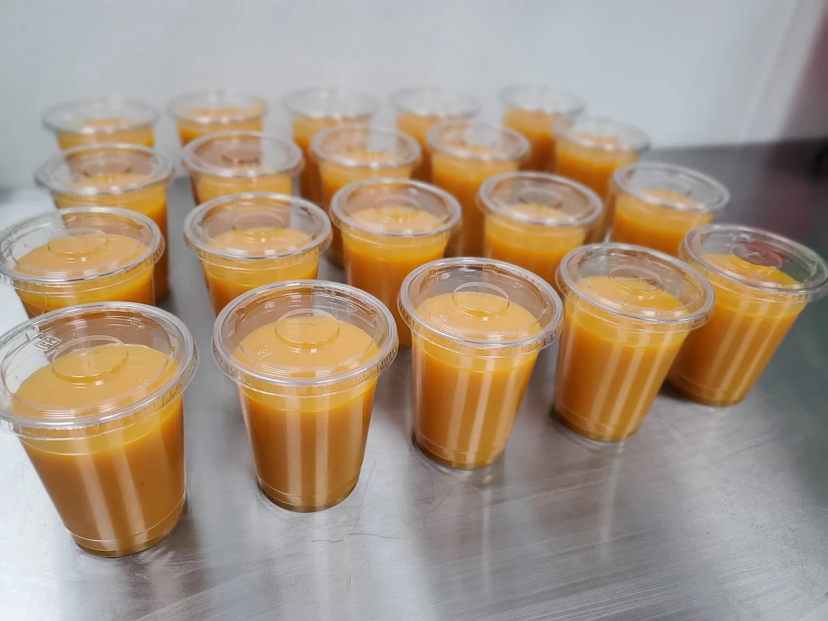 Signature Mango Juice, Tahini's Shawarma
