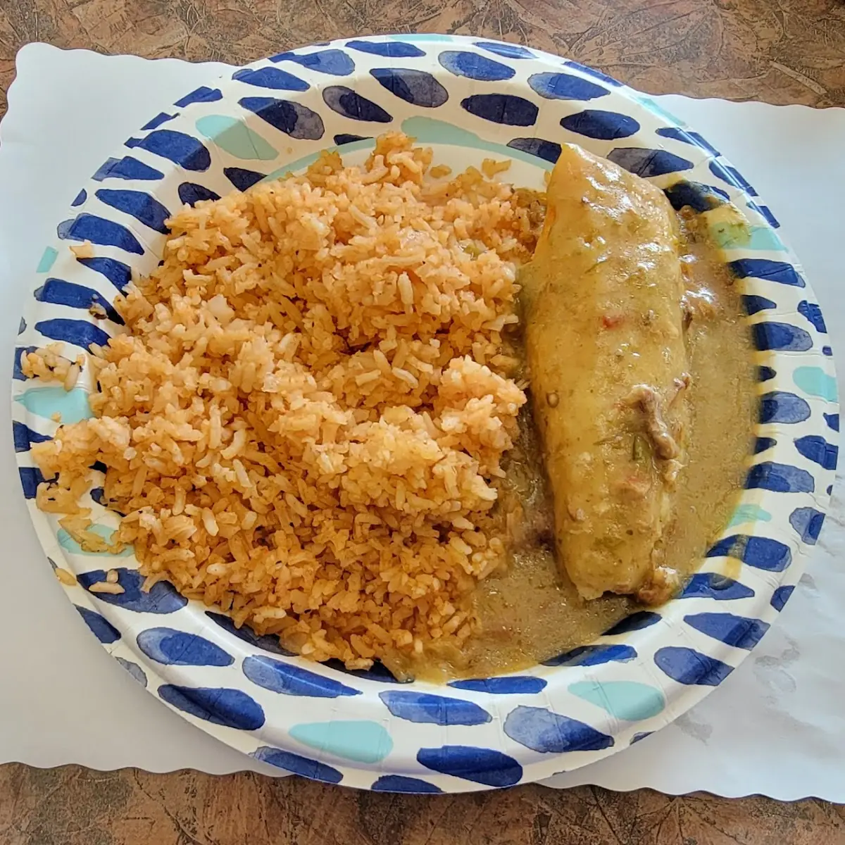 Pork Tamale with Salsa Verde All Rice