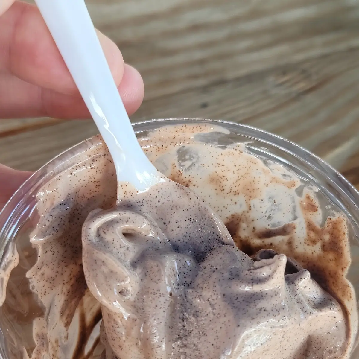 Soft-Serve Chocolate Frozen Custard