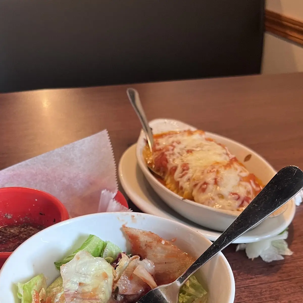 Side Salad with House Dressing with Sampler Trio