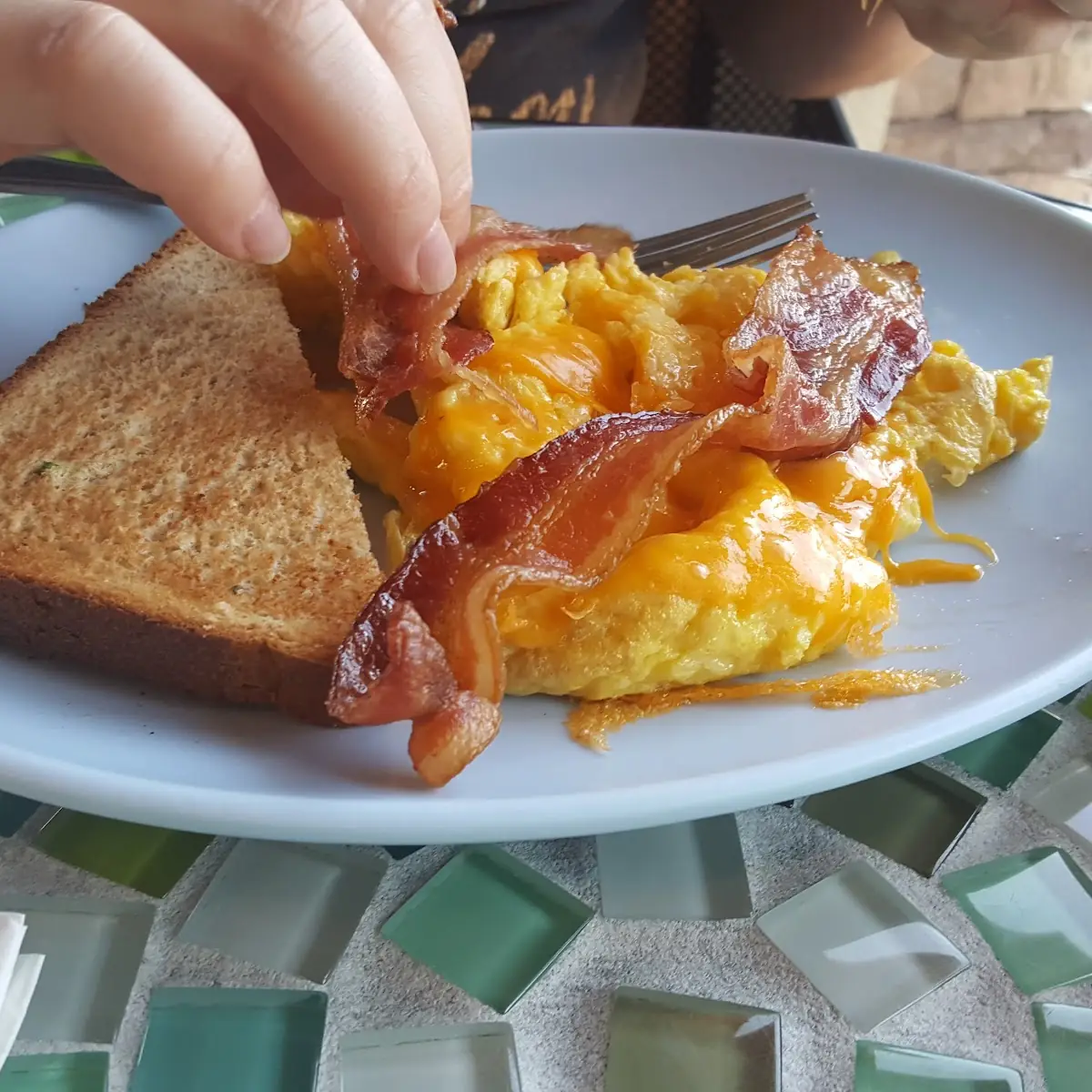 Two Eggs with Bacon