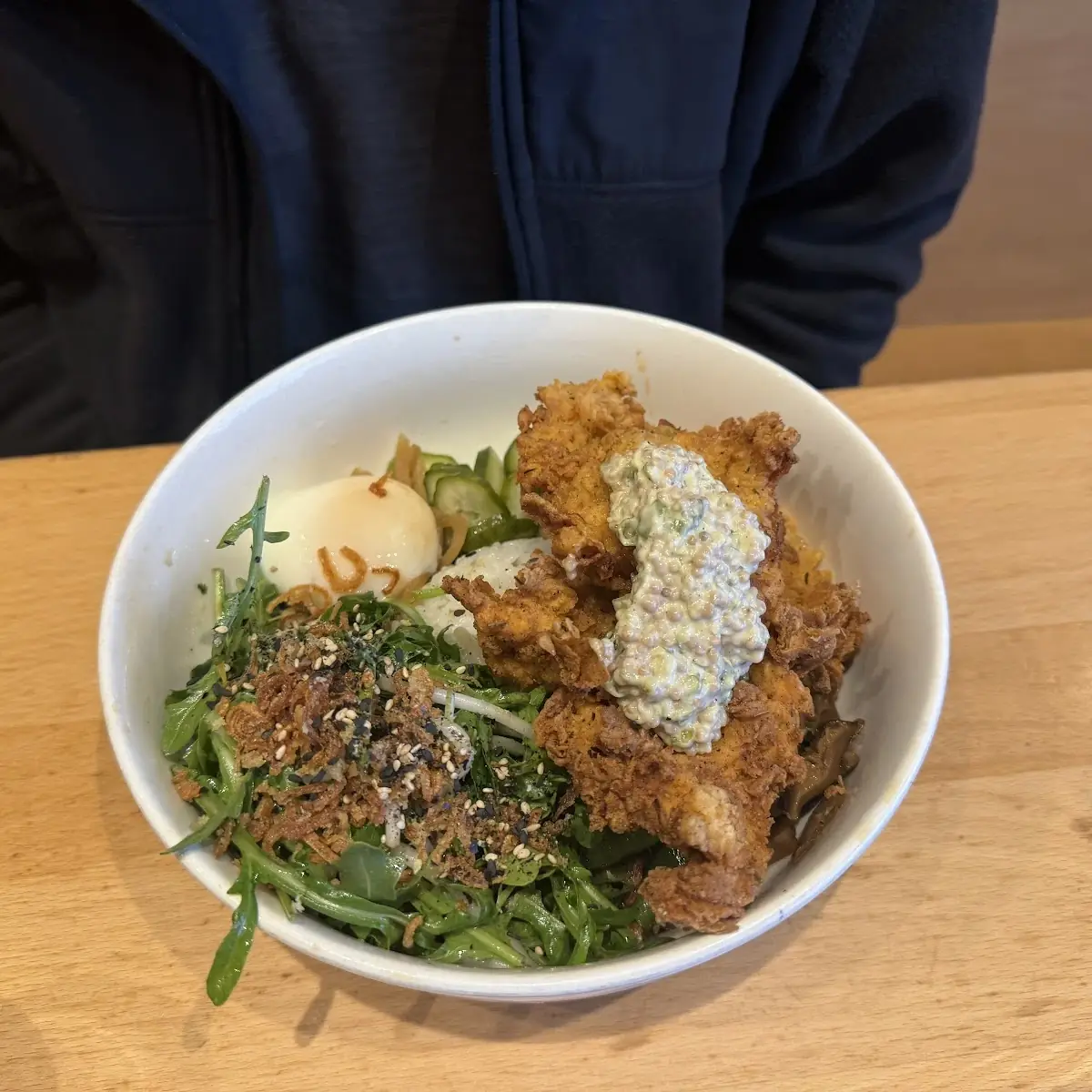 Buttermilk Fried Chicken Rice Bowl