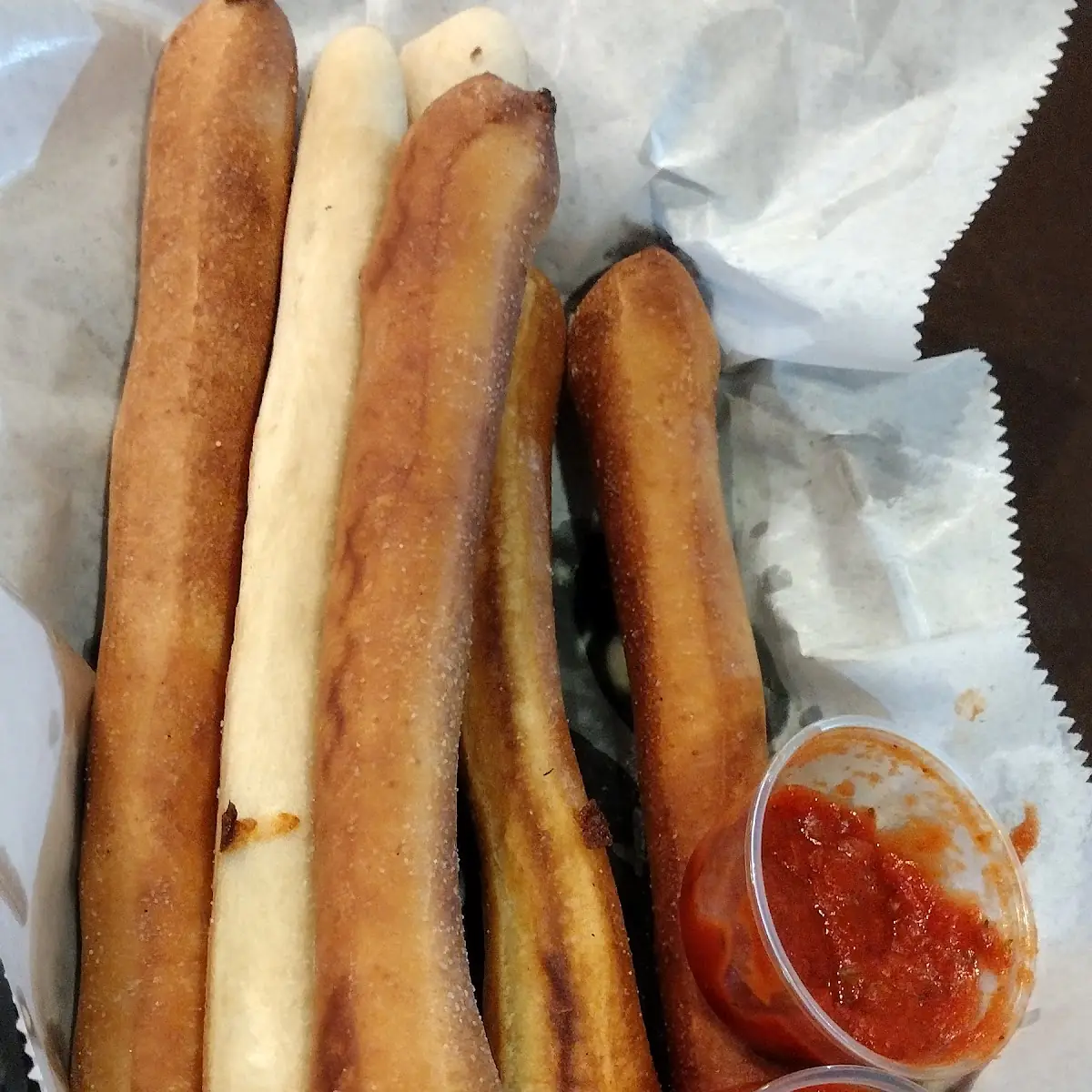 Burnt & Underdone Bread Sticks