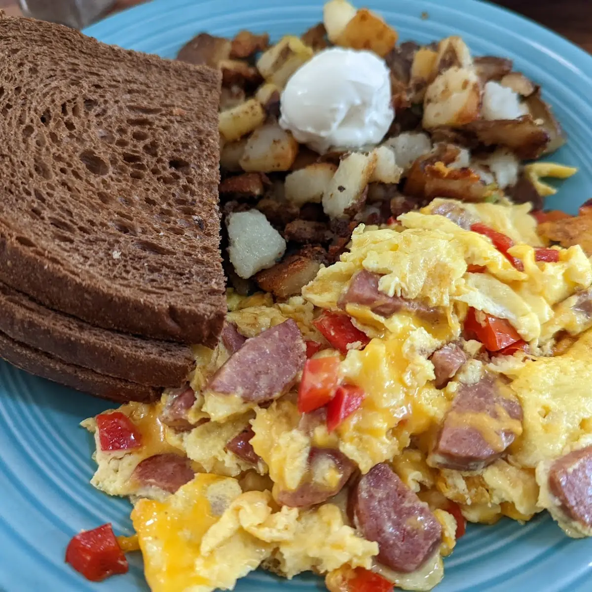 Chorizo Green Onions & Scrambled Eggs