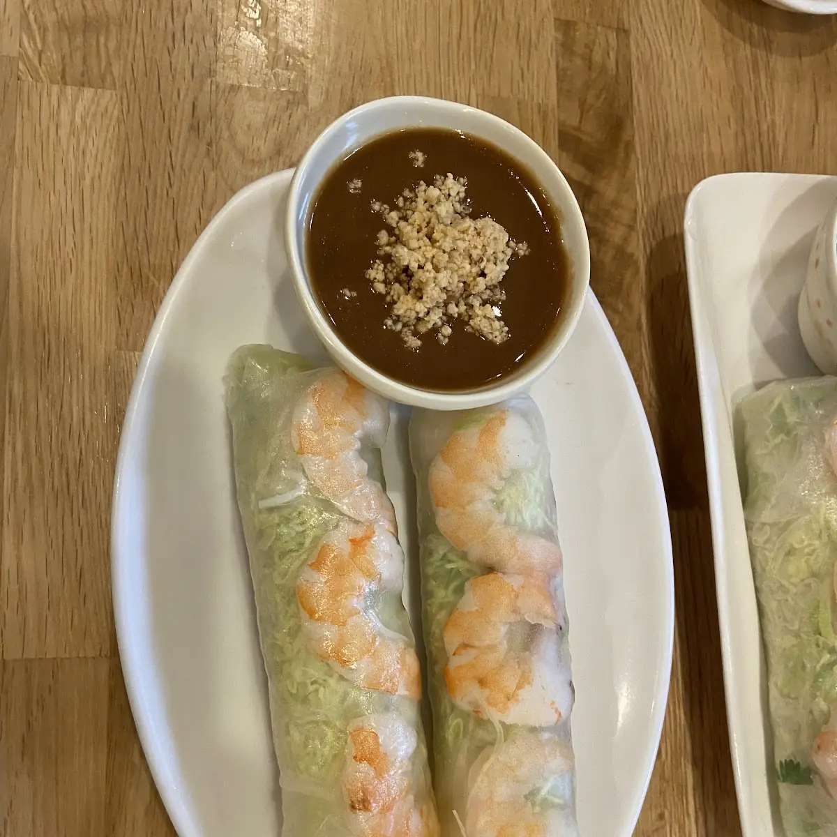 Fresh Spring Rolls I Ate Half of One