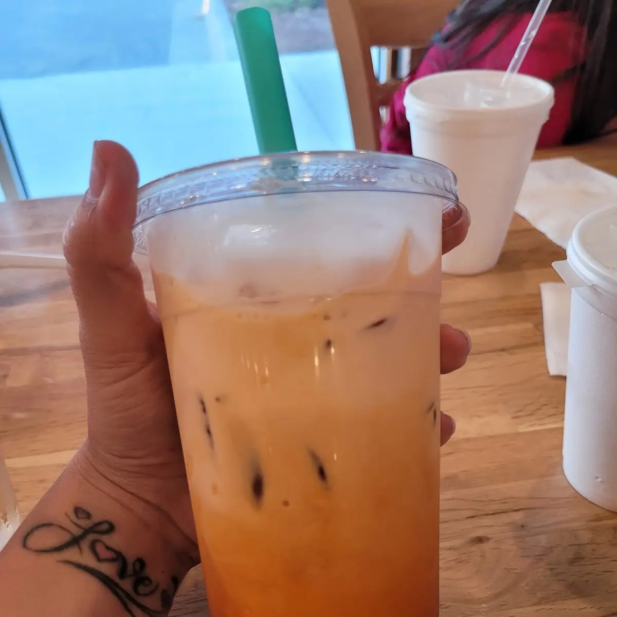 Thai Tea with Brown Sugar Boba