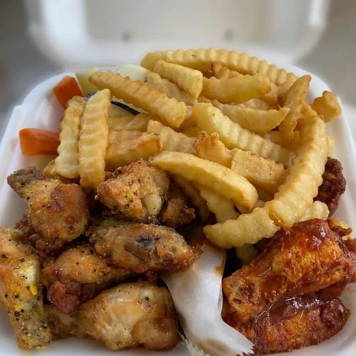 Lemon Pepper Chicken and Fries