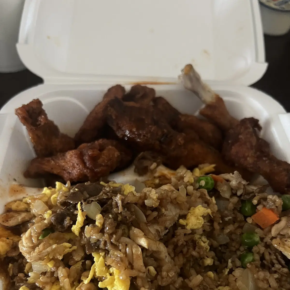Wing w Beef Fried Rice