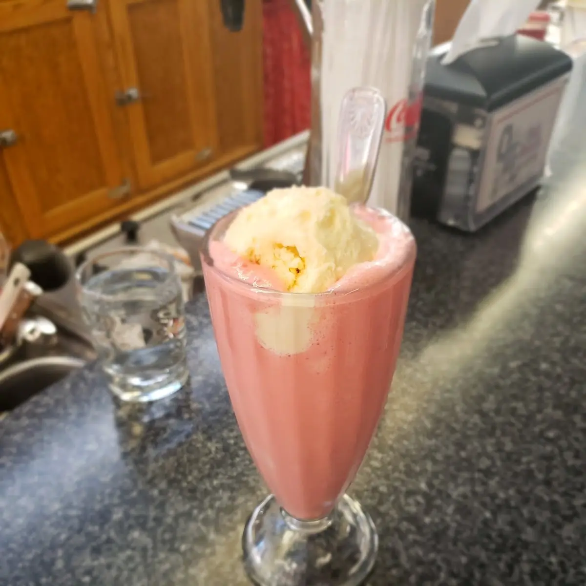 Strawberry Soda Ice Cream Float