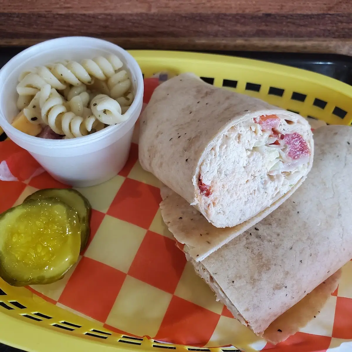 Jamaican Chicken Salad Wrap