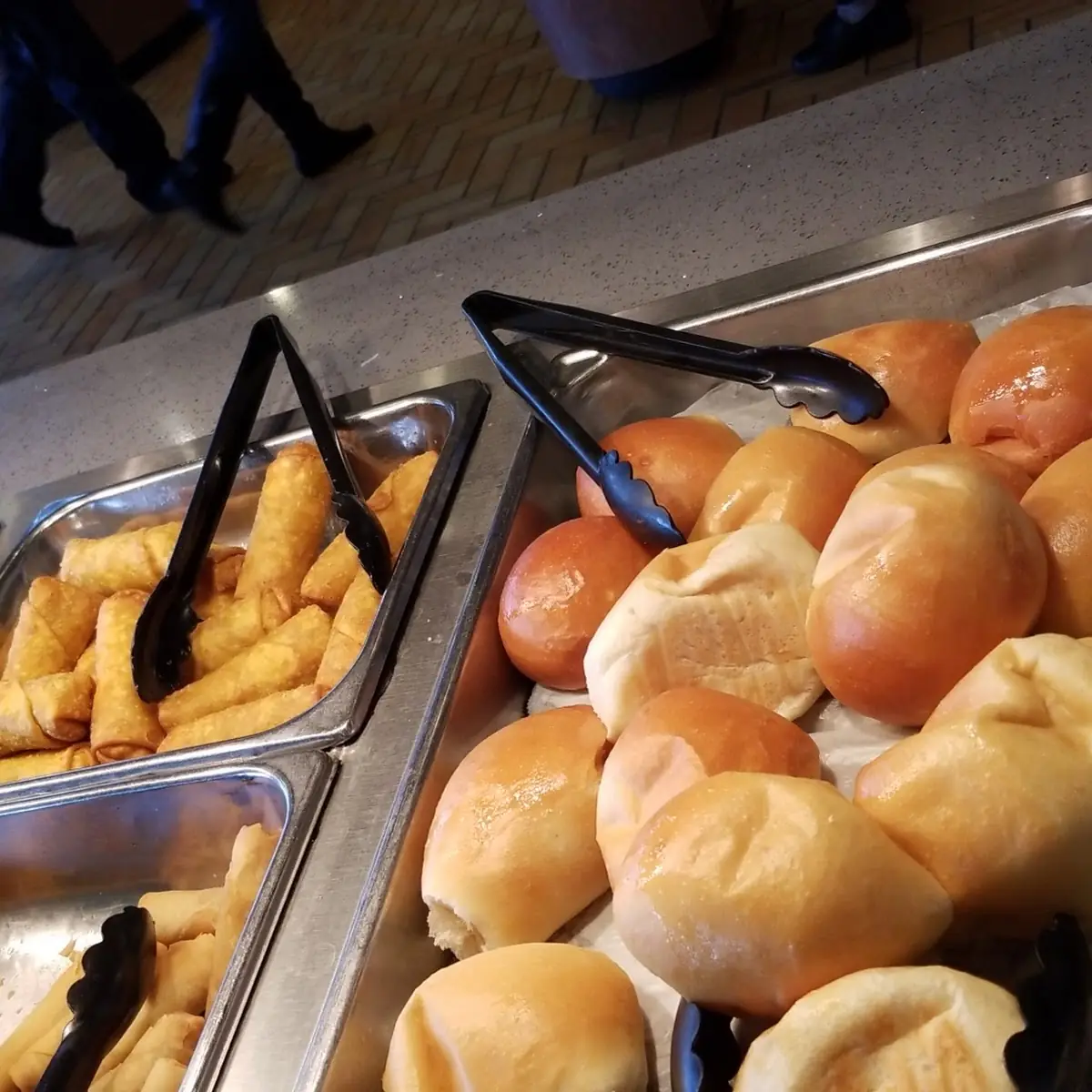 Egg Roll and Bread Roll