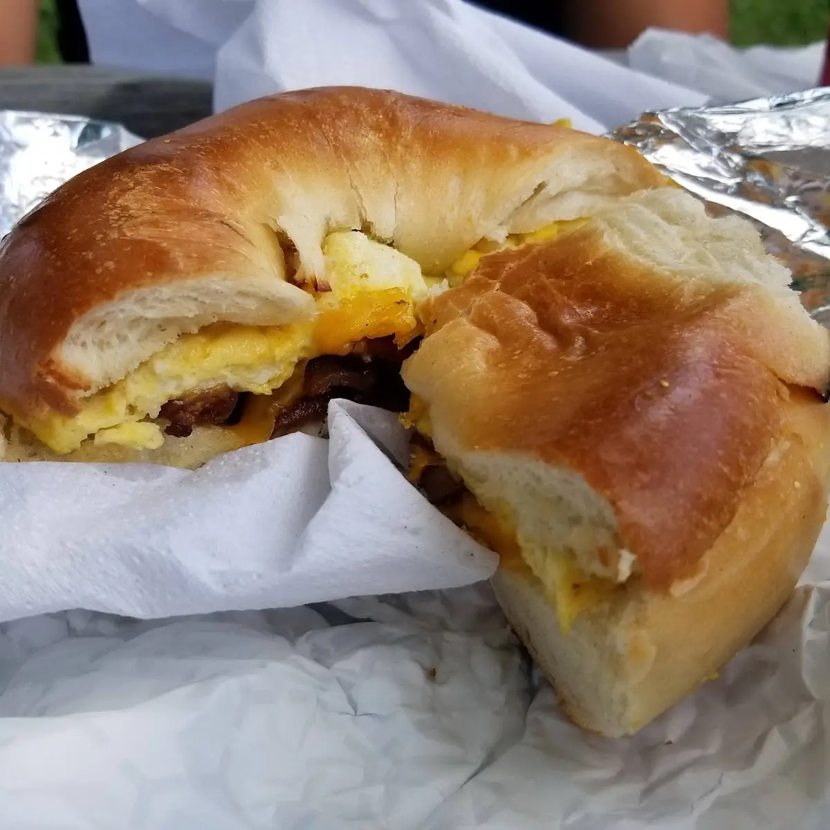 Sausage Egg and Cheese Breakfast Sandwich