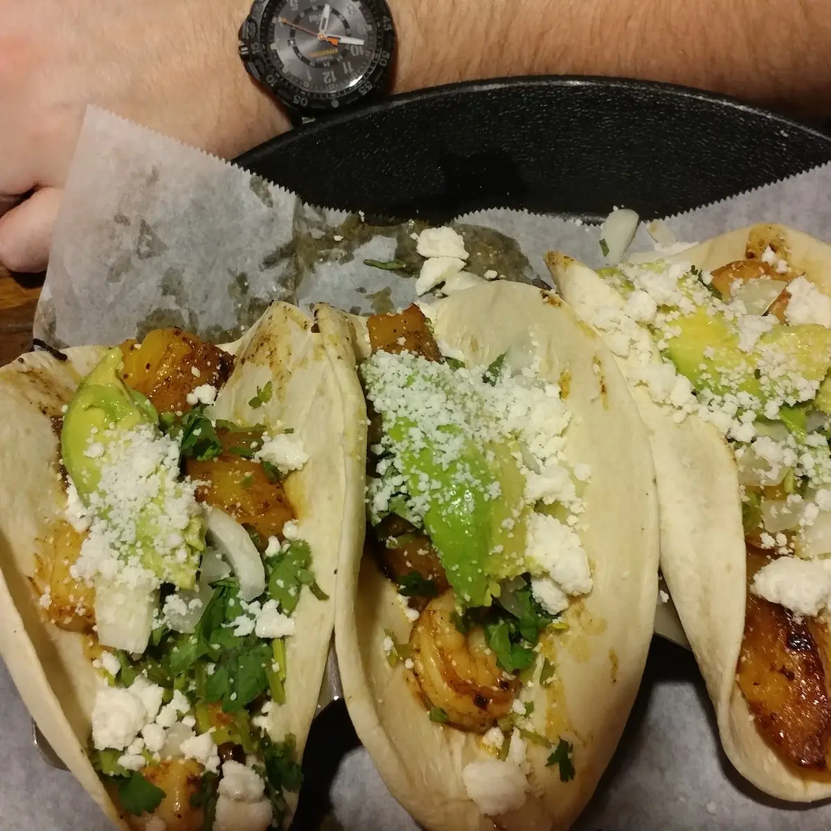 Pineapple Shrimp Tacos