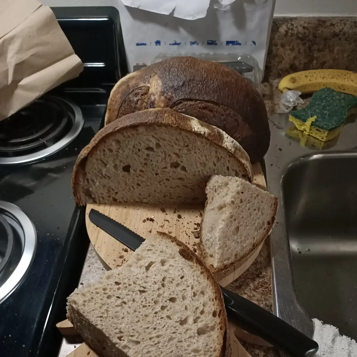 Dense Hard Heavy Sourdough Loaf from Bien CUIT Disappointed