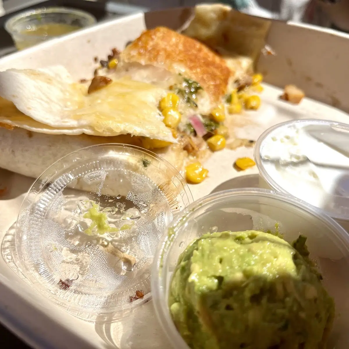 Chicken Quesadilla with Guac