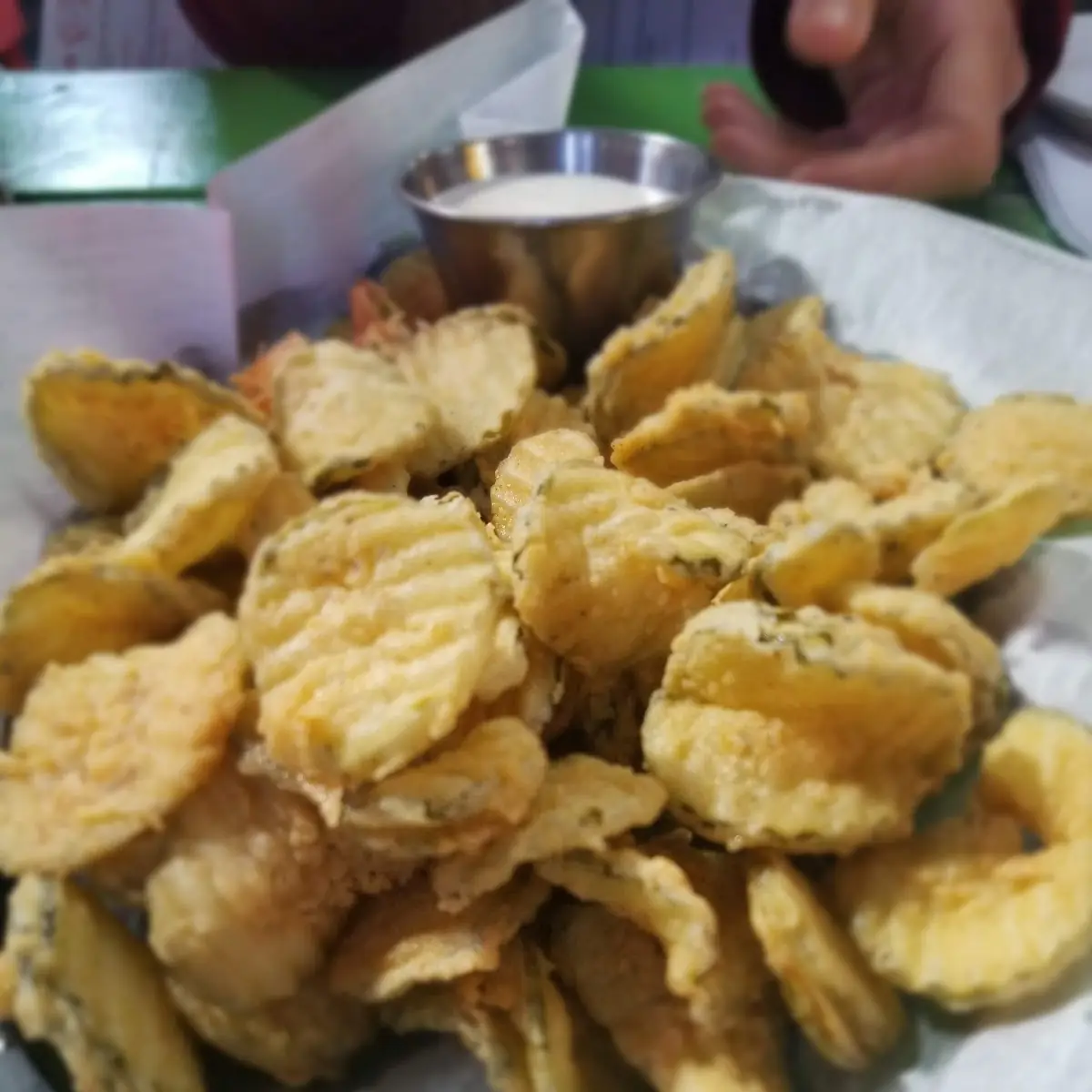 Fried Dill Pickle Chips