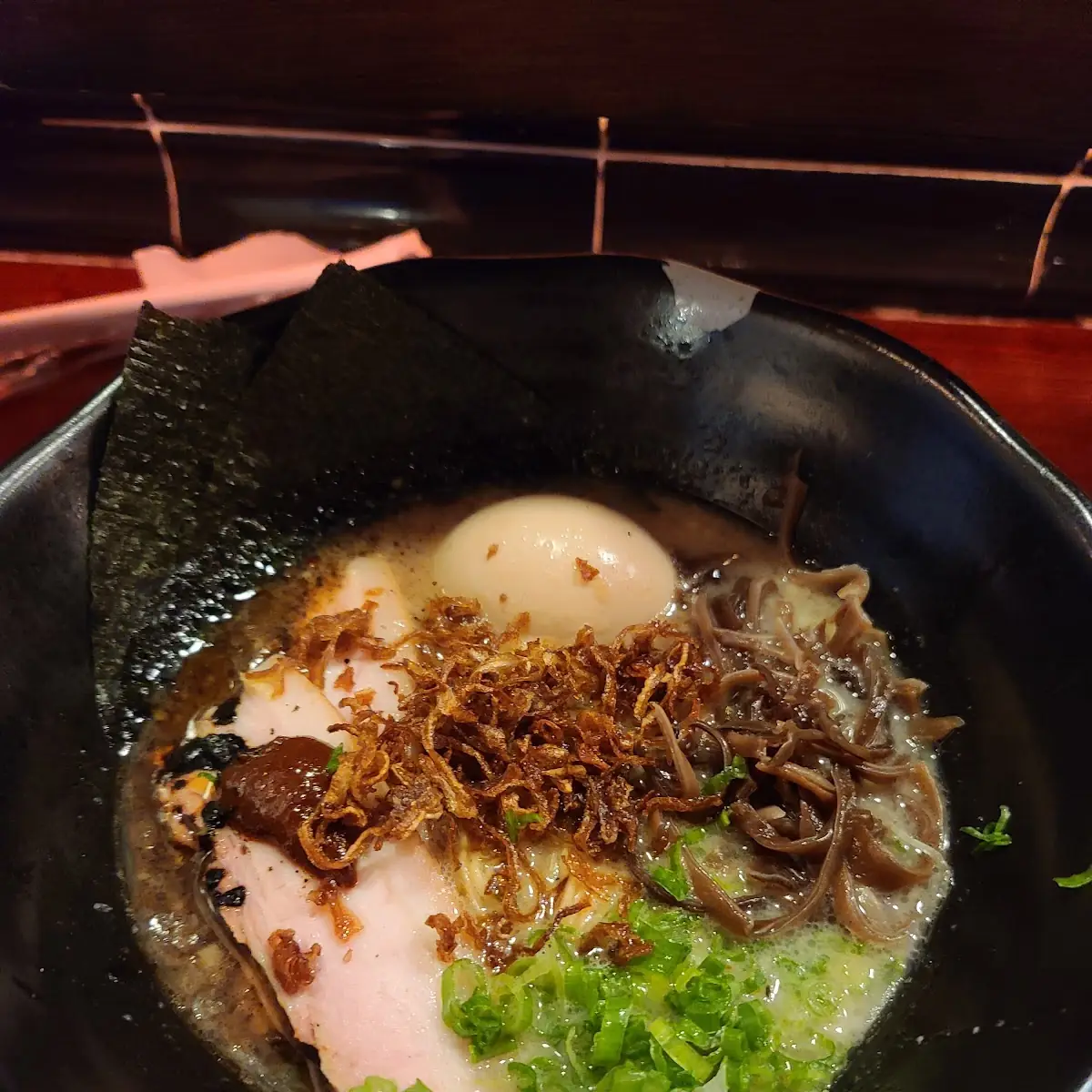 Black Tonkotsu Ramen
