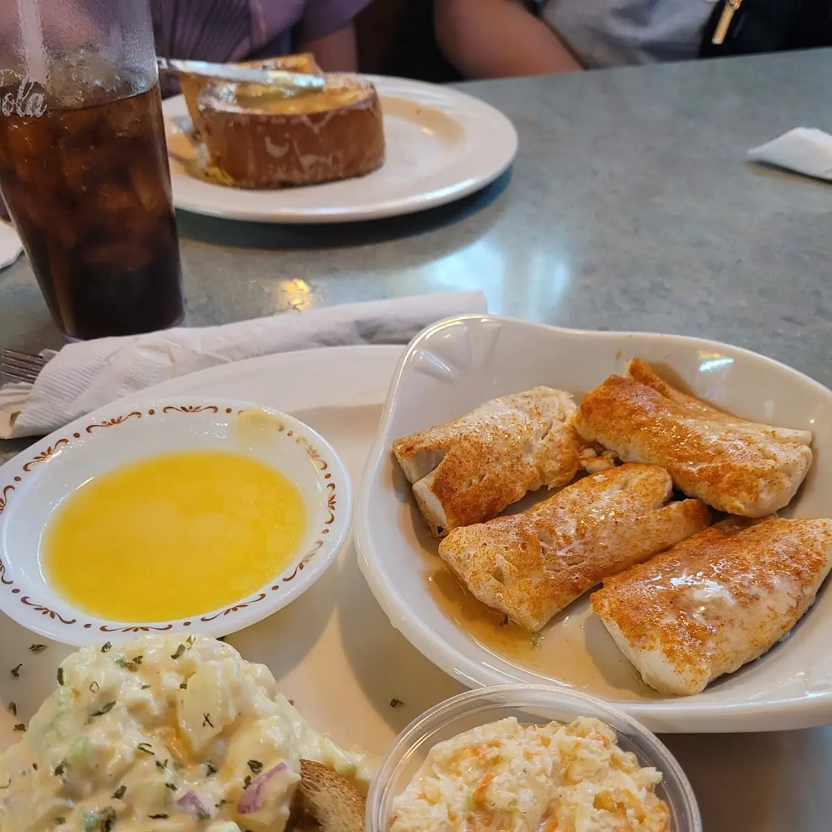 Broiled Cod Dinner