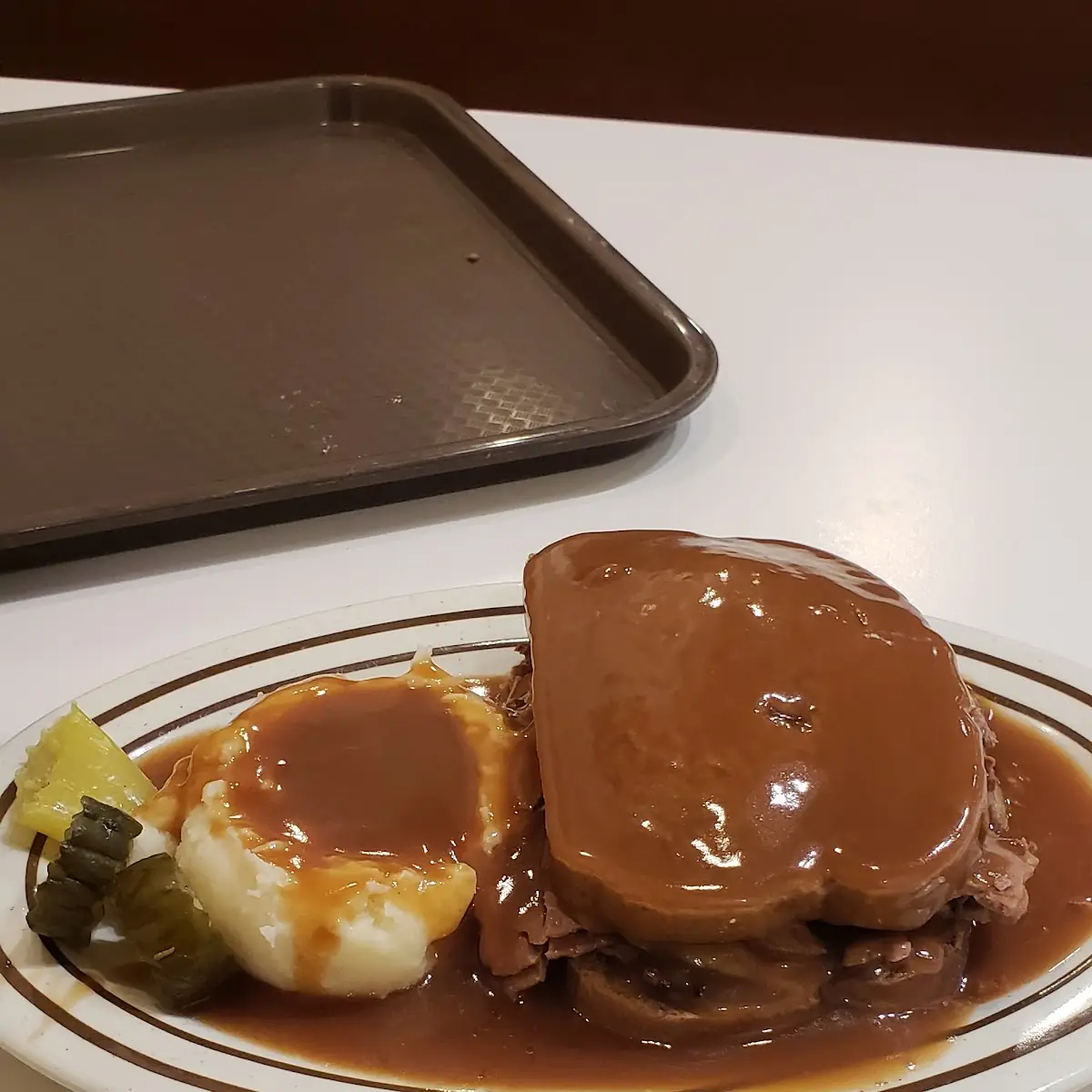 Open Faced Roast Beef