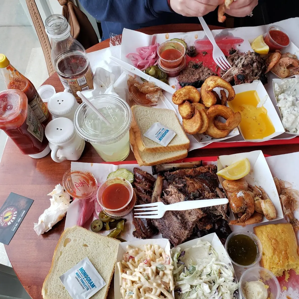 Kirby Burger and Pulled Pork Sandwich