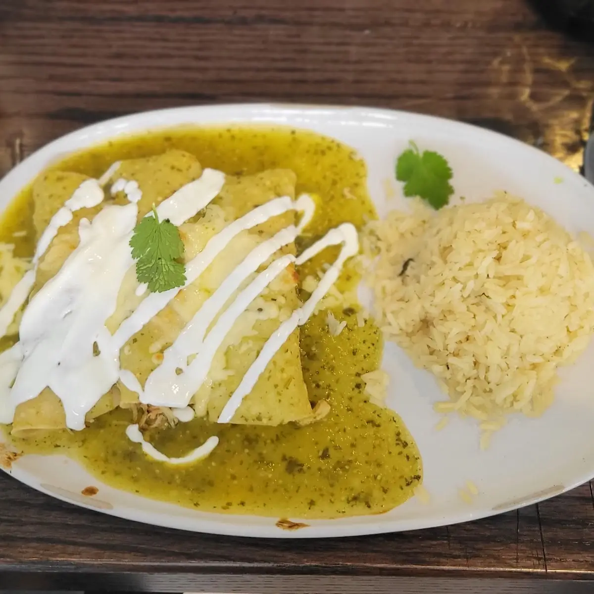 Enchiladas Verdes