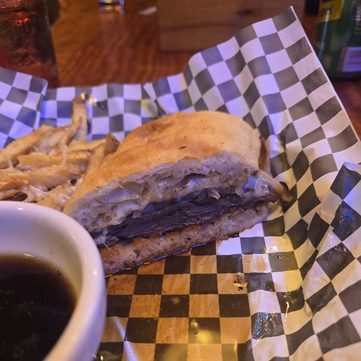 French Dip Sandwich with Fries