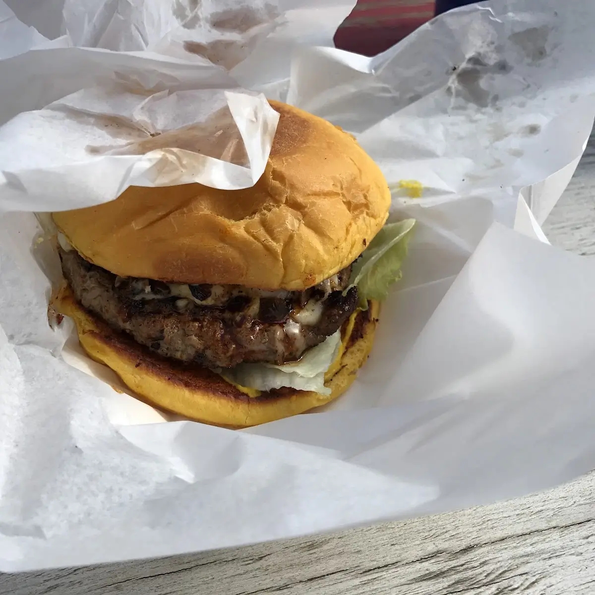 Mushroom and Swiss Burger