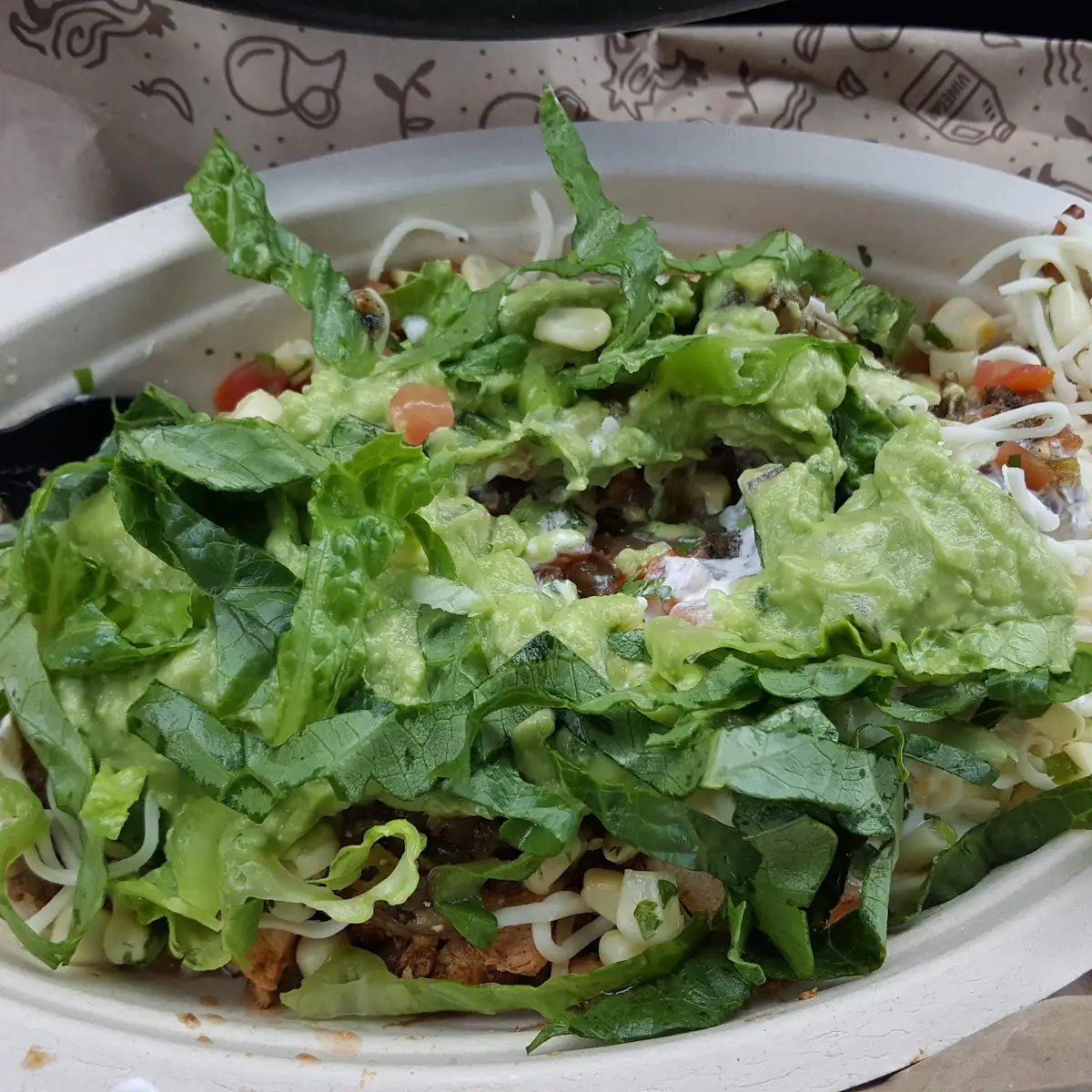 Chicken Brown Rice & Beans Bowl