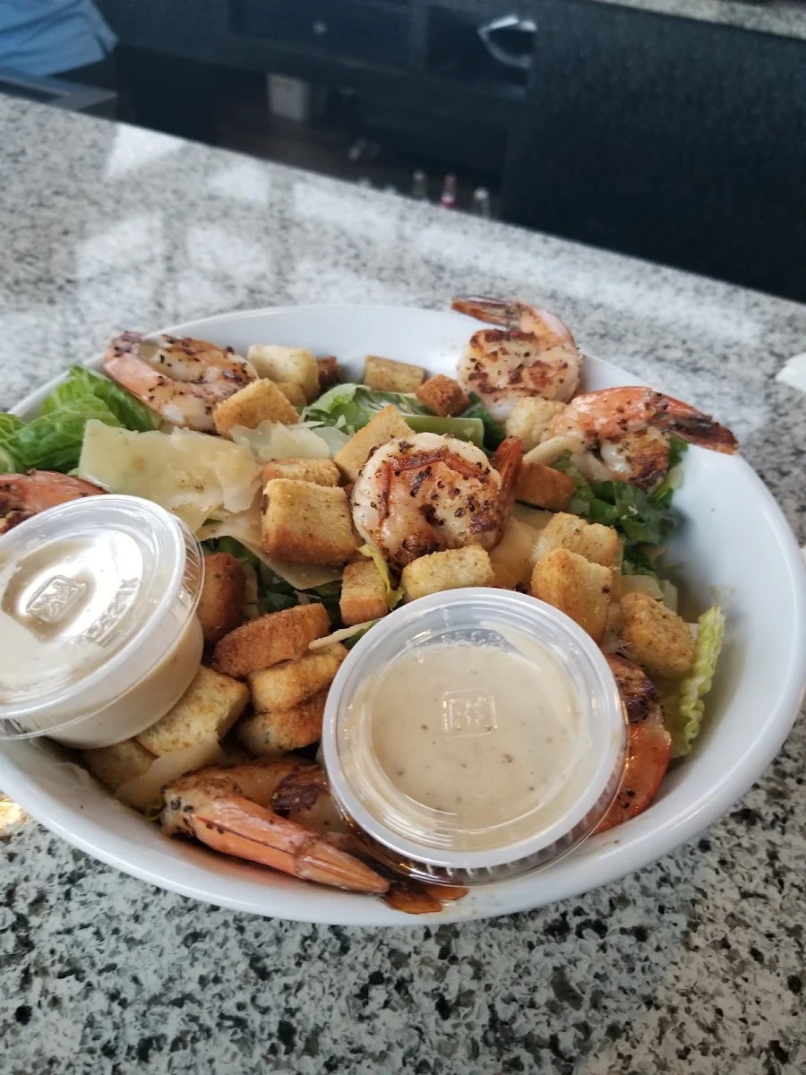 Caesar Salad with Grilled Shrimp