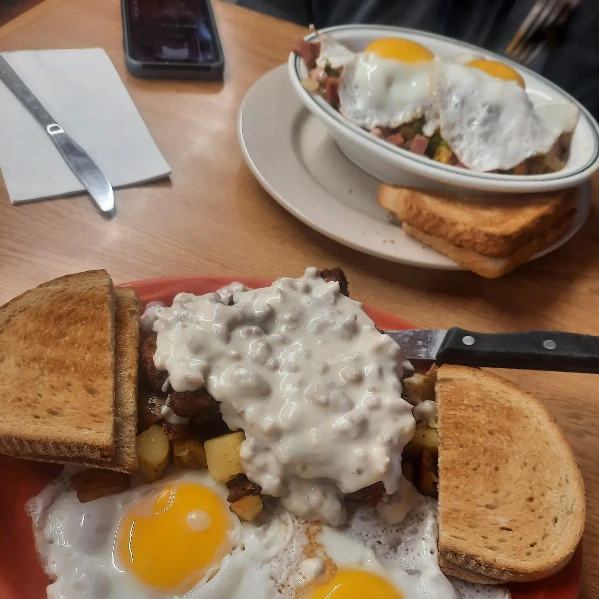 Chicken Fried Steak with Sausage Gravy