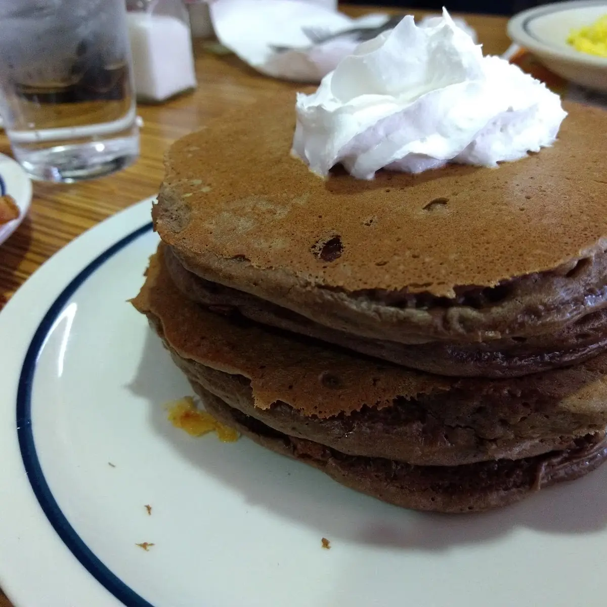 Double Chocolate Chip Pancakes