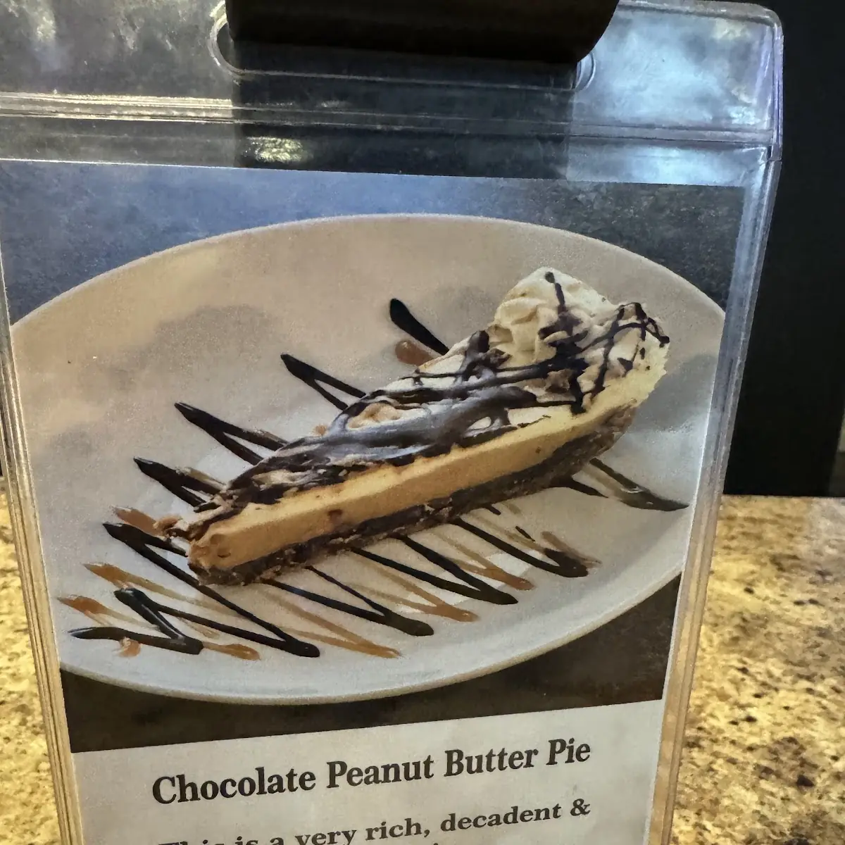 Chocolate Peanut Butter Pie