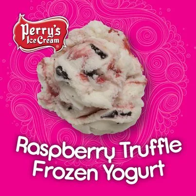 Raspberry Truffle Frozen Yogurt
