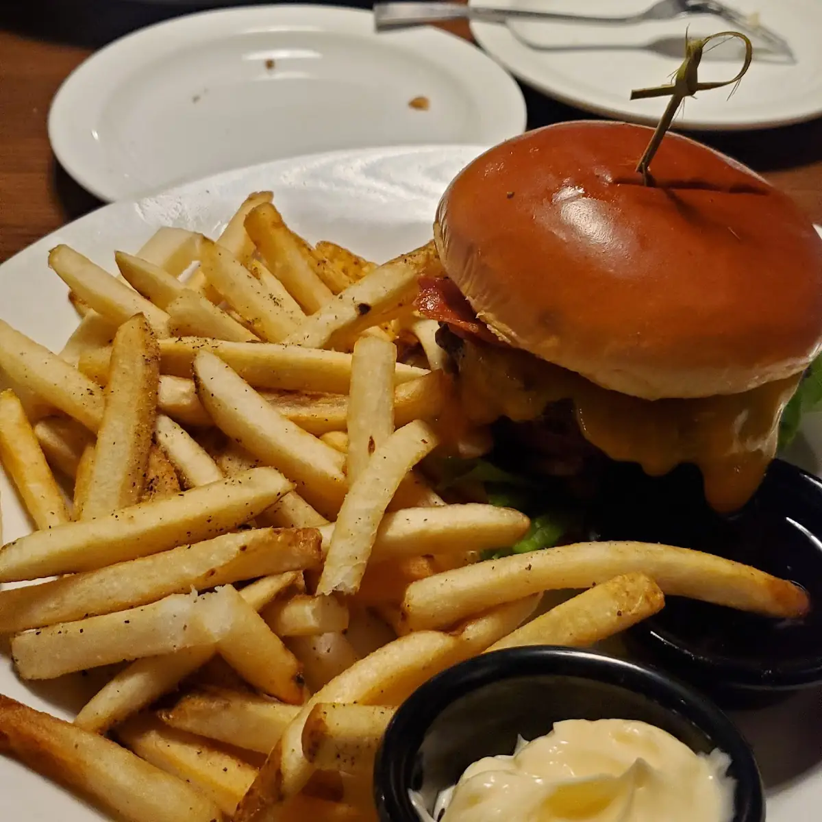 Bacon Cheeseburger with Fries