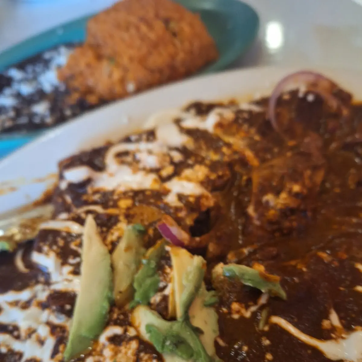 Mole Enchiladas