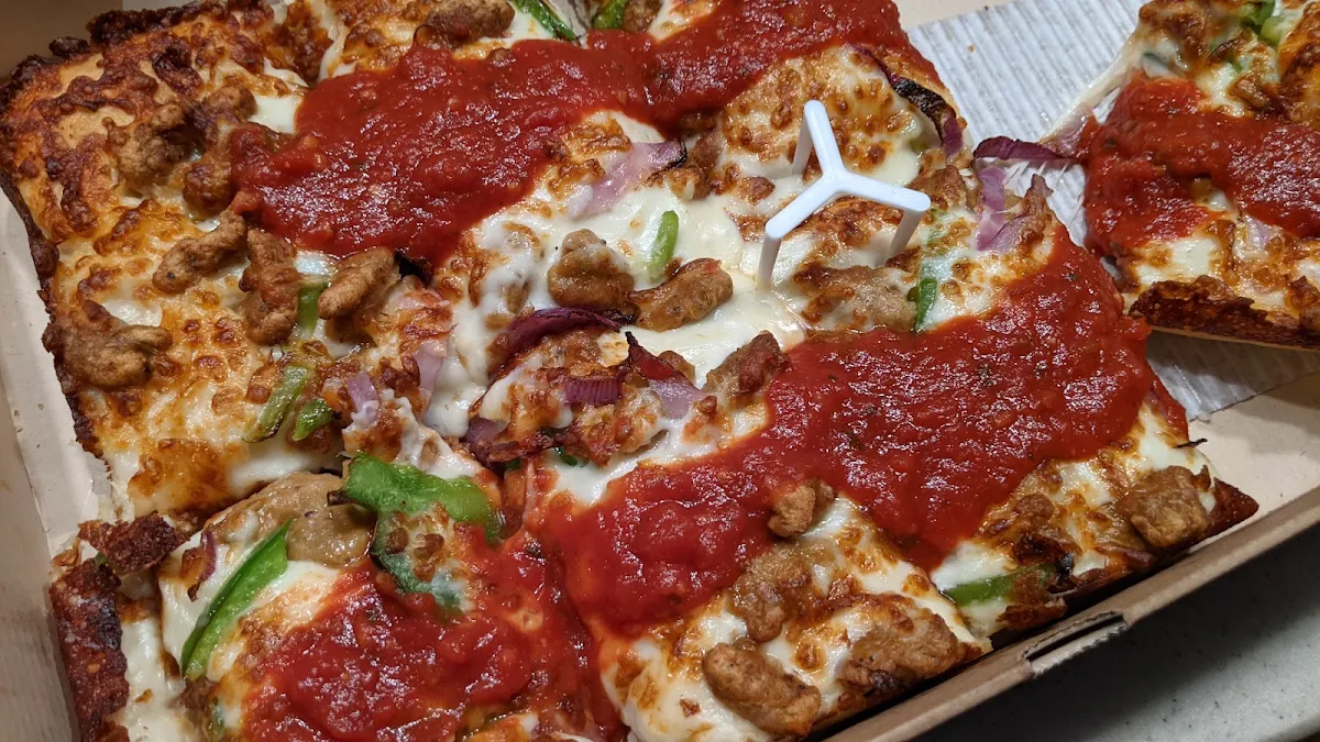 Detroit Style Combo Pizza