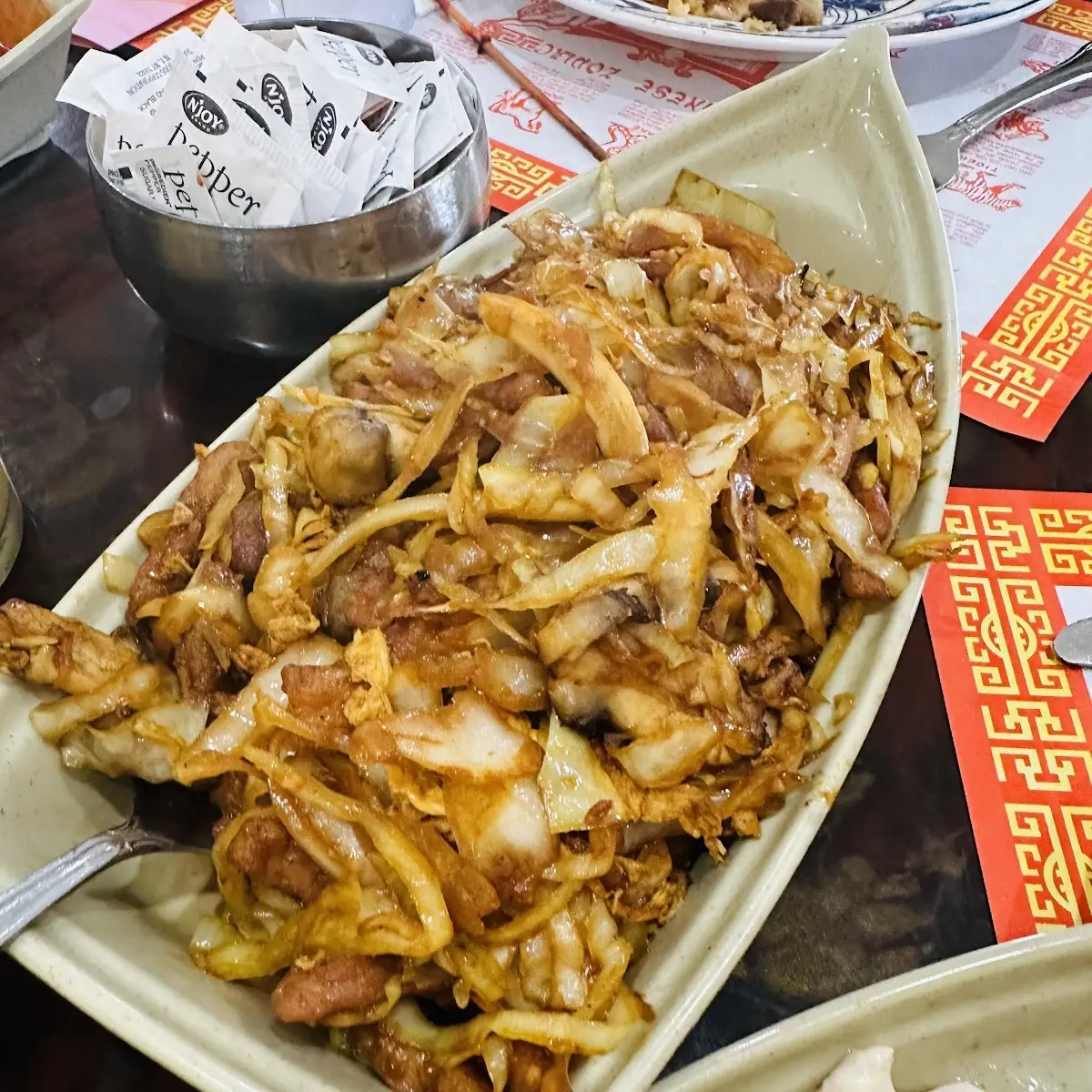 Moo Shi Pork w Pancakes