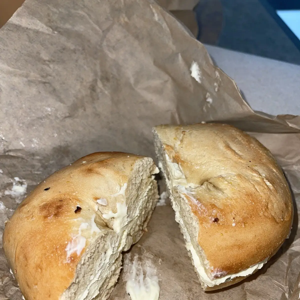 Bagel with Jalapeño Cream Cheese