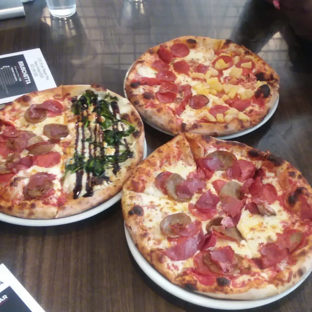 Meat Lovers Pizza Pepperoni Pineapple Half Dreamy Cheese Half Meat Lovers