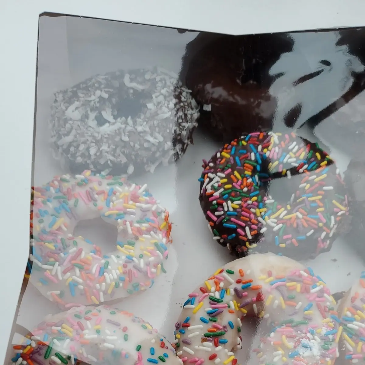 Rainbow Sprinkles Cake Donut