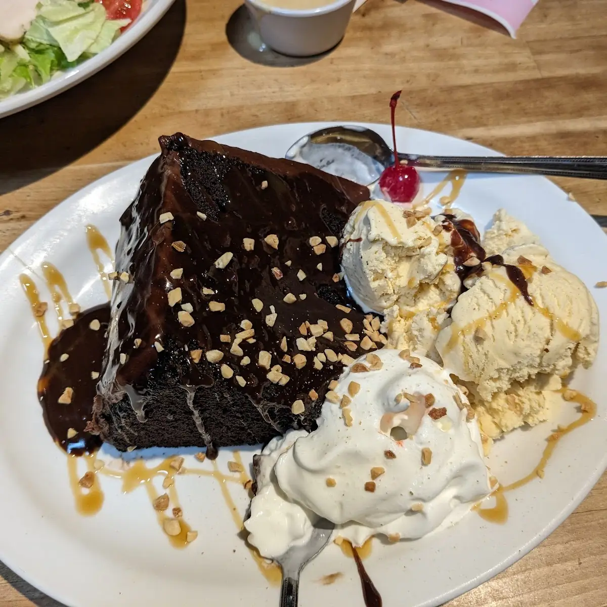 Hot Fudge Cake Sundae