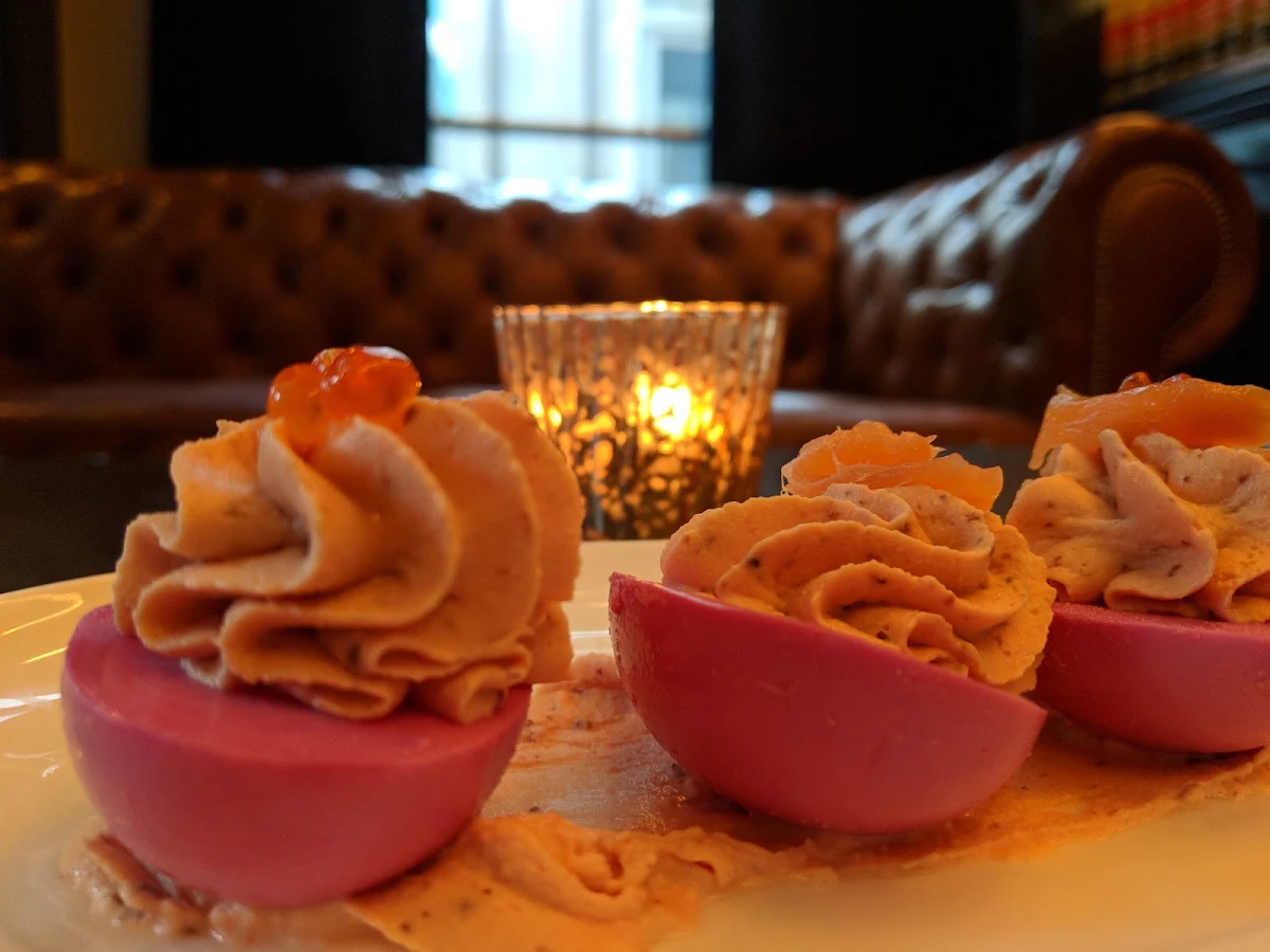 Beet Pickled Deviled Eggs