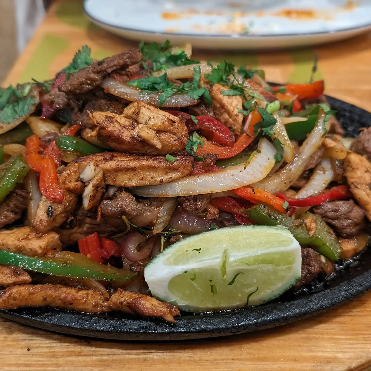 Shrimp and Chicken Fajitas