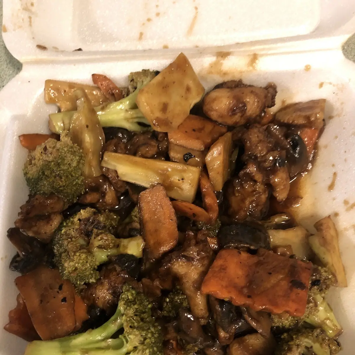 Hunan Chicken Shrimp & Beef