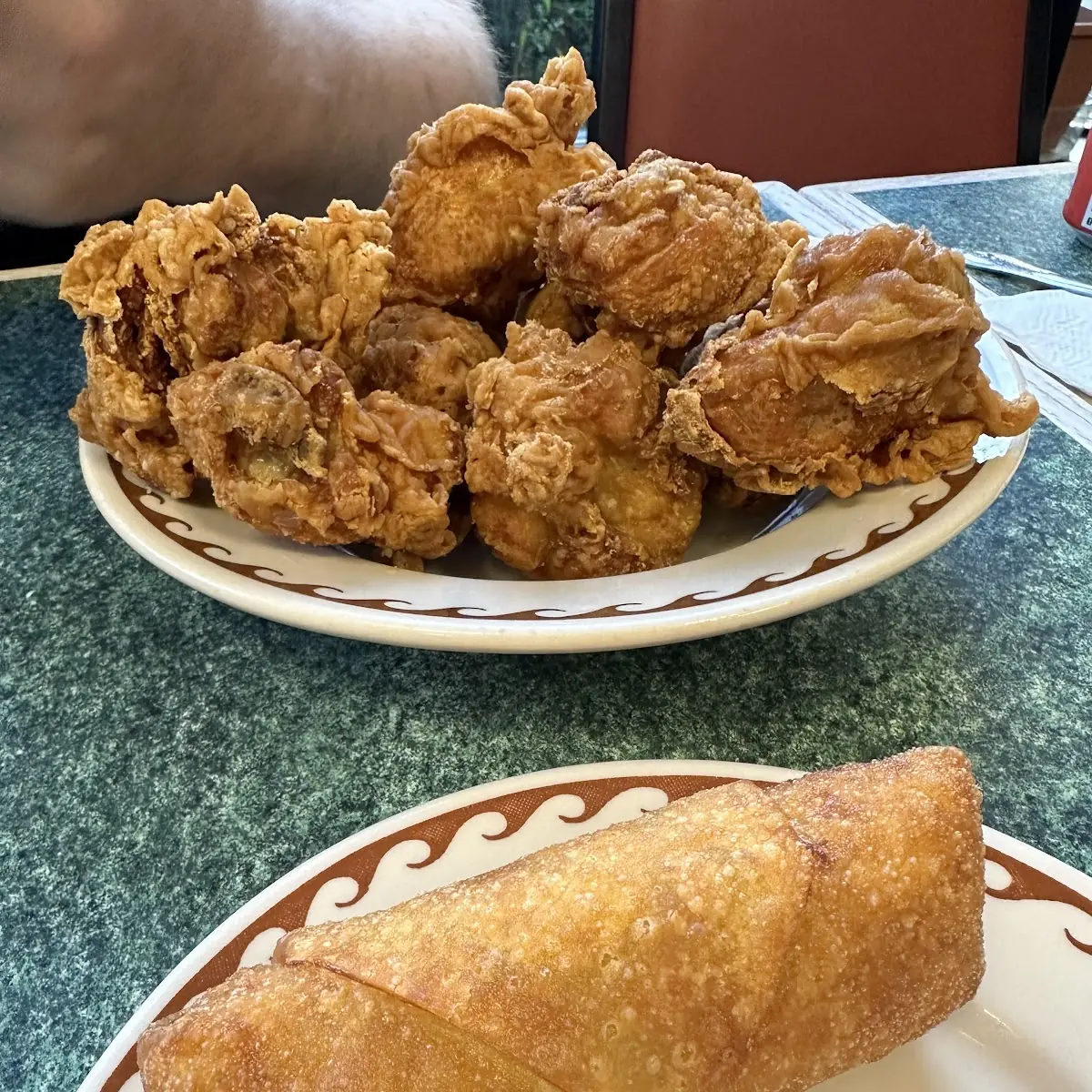 Wings and Egg Roll
