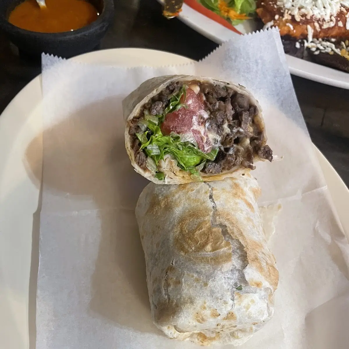 Asada Burrito Skirt Steak Burrito